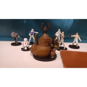 Star Wars Miniatures Lot – Clone, Rebel, Sith, Fringe, Imperial + Jabba RPG WOTC